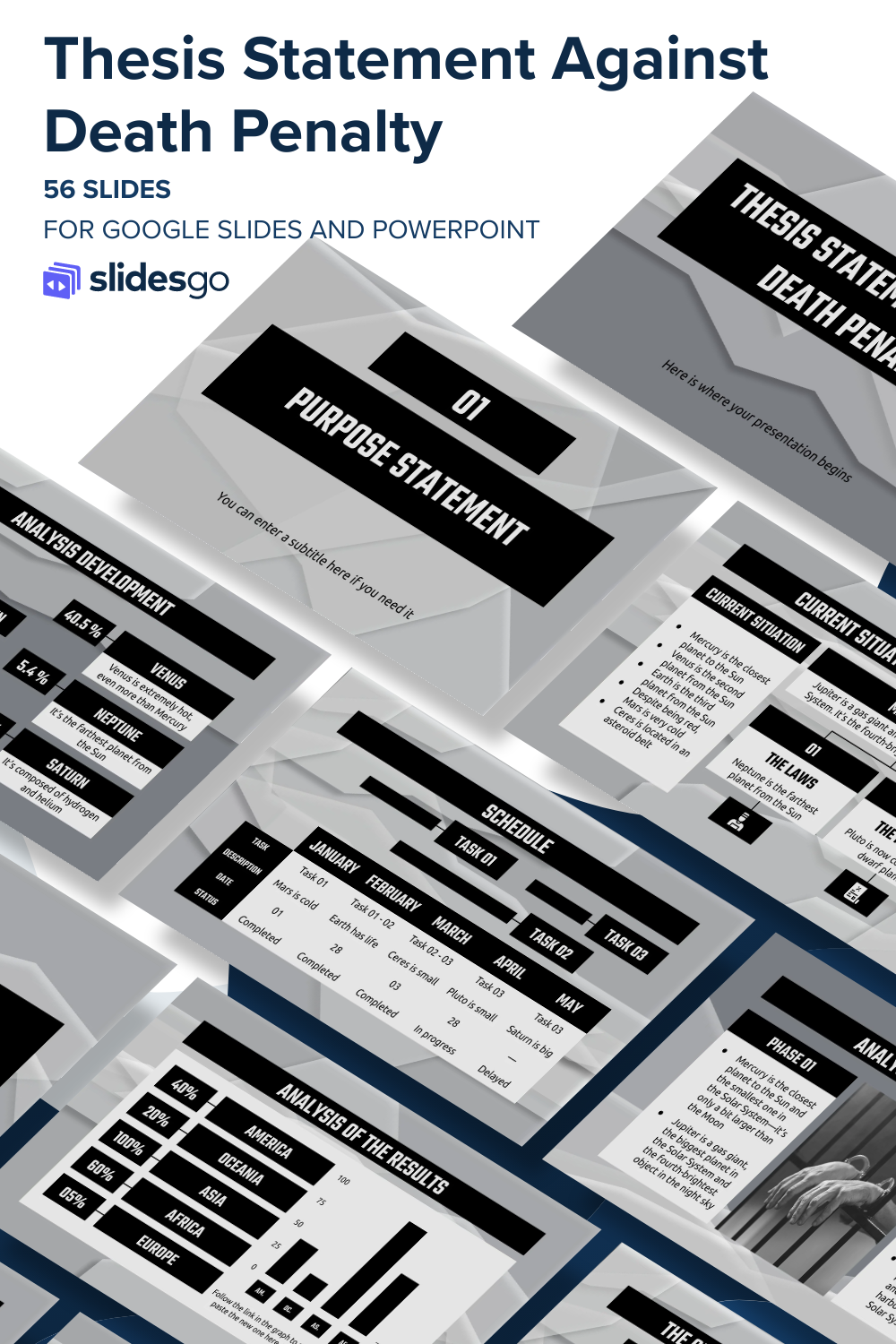 Thesis Statement Against Death Penalty Google Slides & PPT