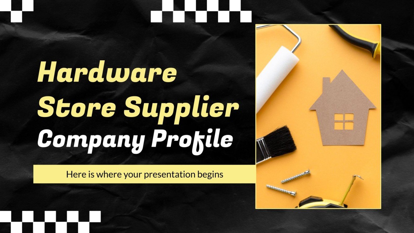 Hardware Store Supplier Company Profile Google Slides and PPT