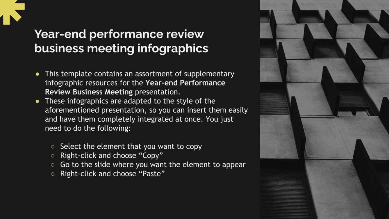 Yearend Performance Review Business Meeting Infographics
