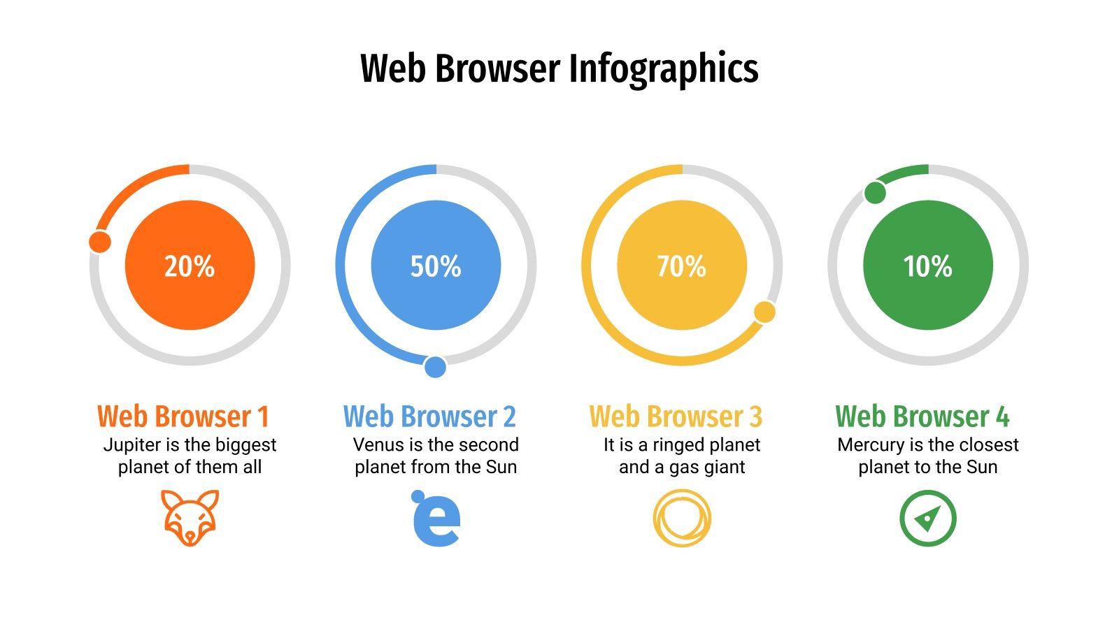 Web Browser Infographics for Google Slides and PowerPoint