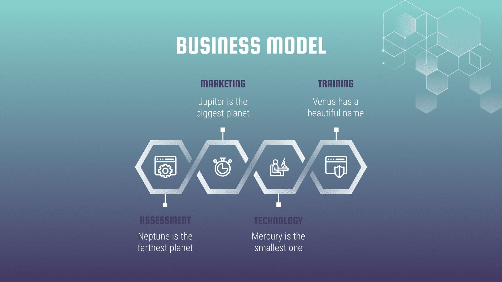 Start-up technologique Modèles de présentation