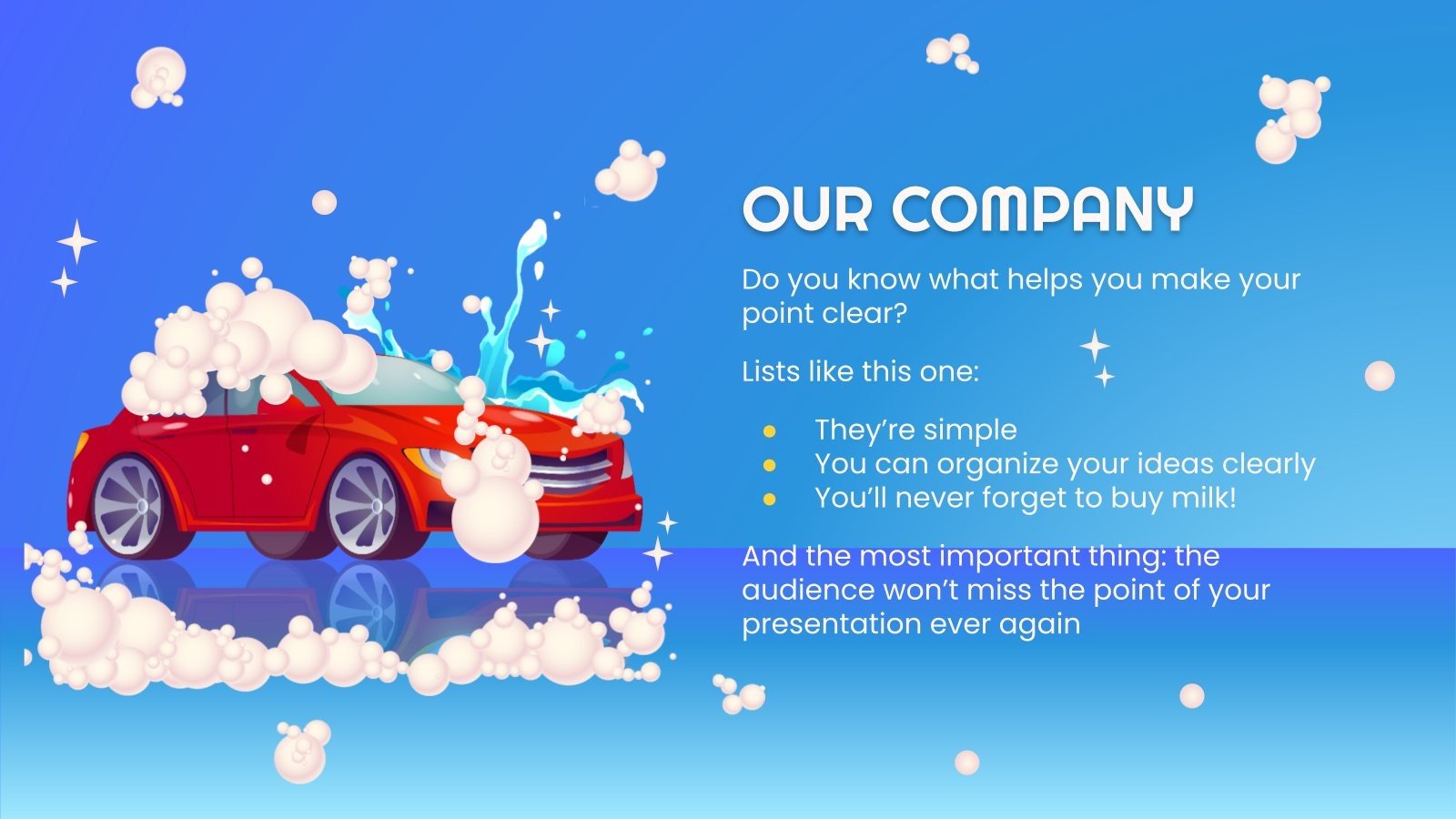 Car Wash Machines Business Plan Google Slides & PPT