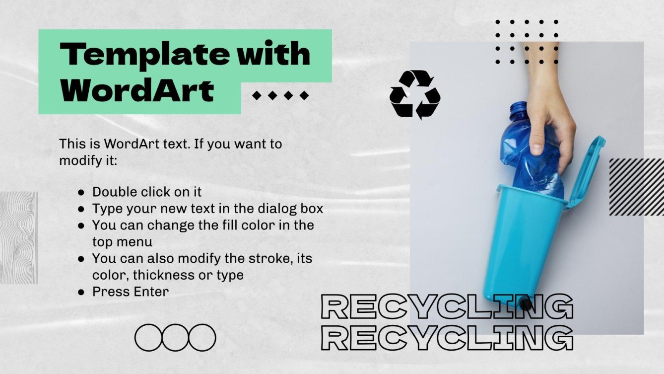 Plastic Recycling Company Project Proposal Google Slides