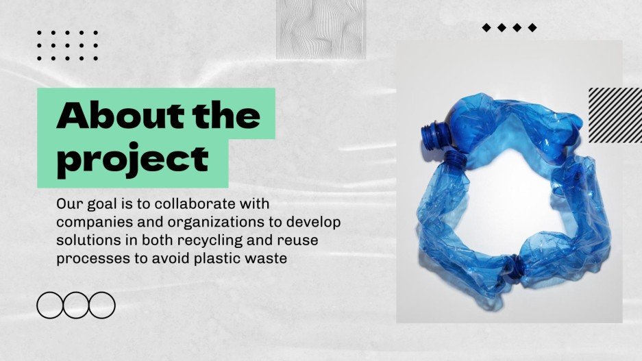 Plastic Recycling Company Project Proposal Google Slides