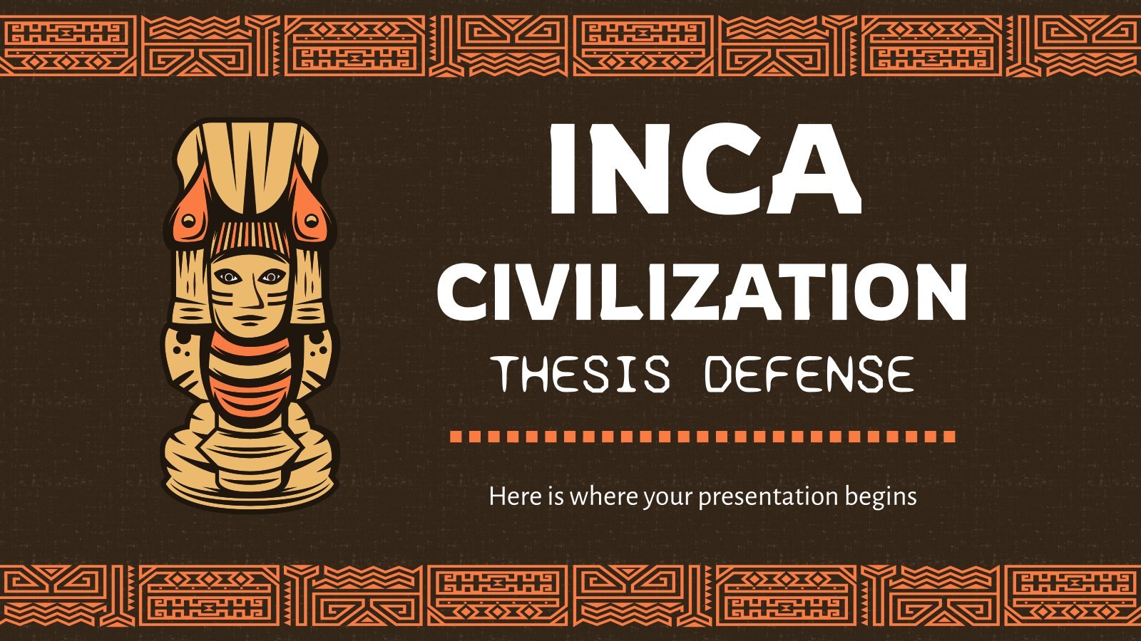 Inca Civilization Thesis Defense presentation template 