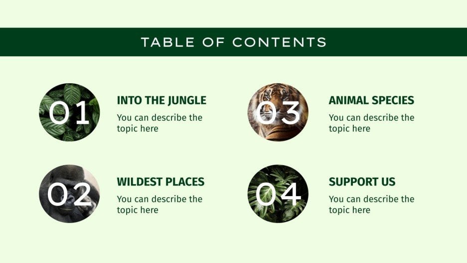 Into the Jungle Google Slides & PowerPoint template