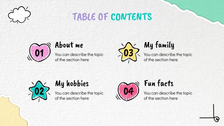 All About Me Google Slides PowerPoint All about me google slides powerpoint