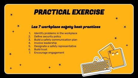 Workplace Safety Training Workshop presentation template 