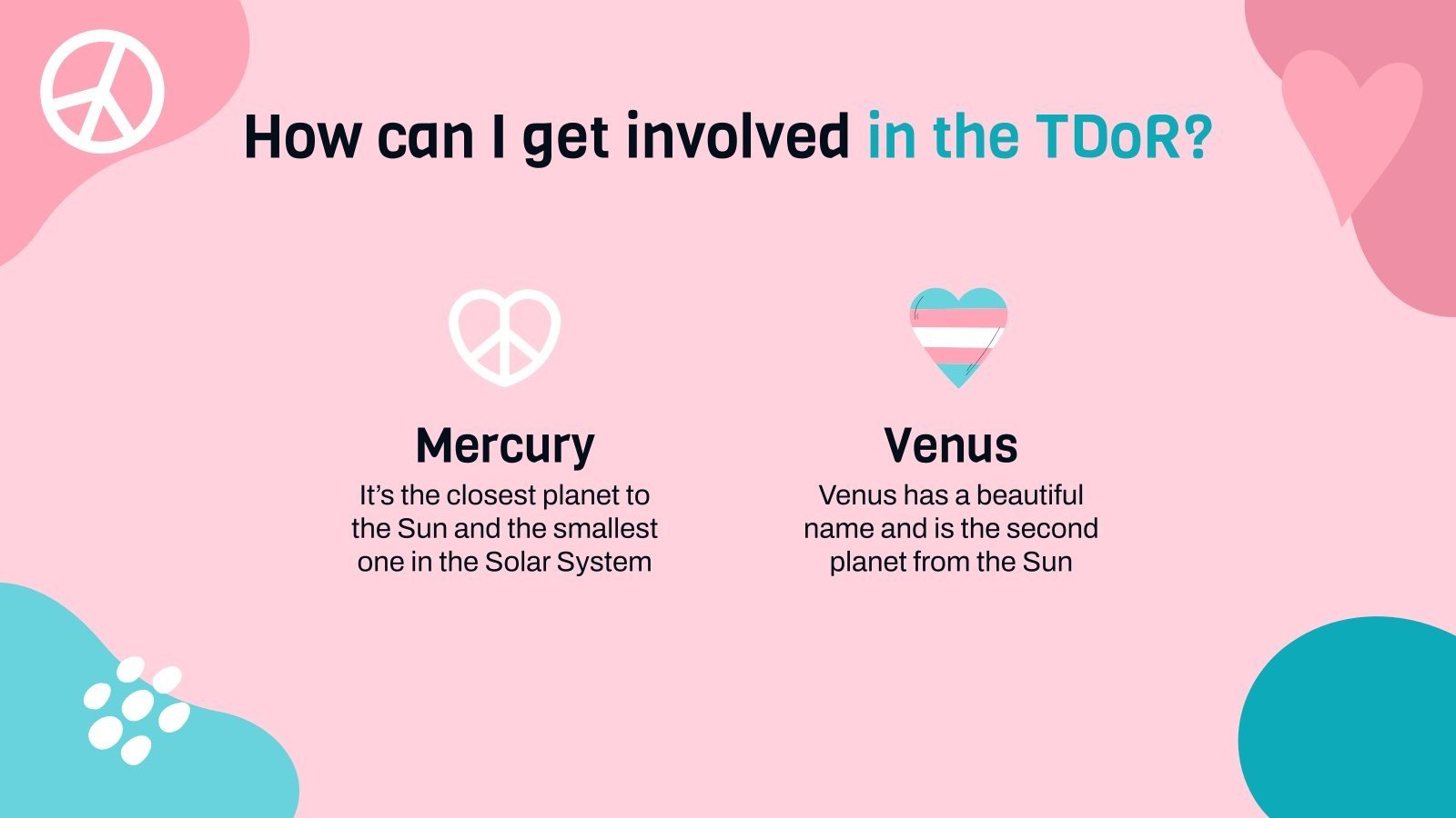 Transgender Day of Remembrance Google Slides & PPT