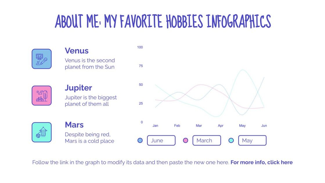 Infografías - Sobre mi: Mis aficiones | Google Slides y PPT