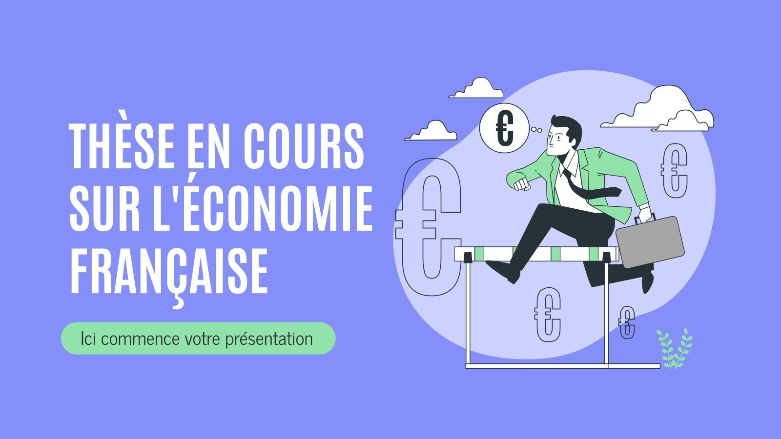 Modelo de apresentação Tese sobre a economia francesa atual