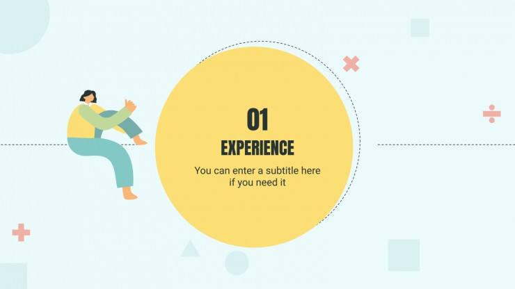 Cool Professor CV presentation template