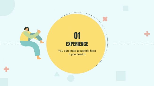 Cool Professor CV presentation template