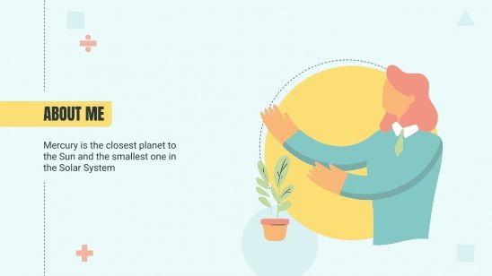 Cool Professor CV presentation template