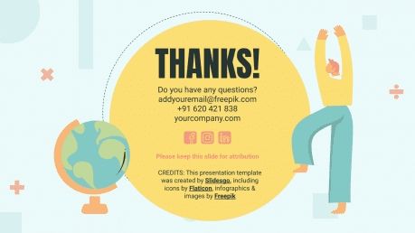 Cool Professor CV presentation template