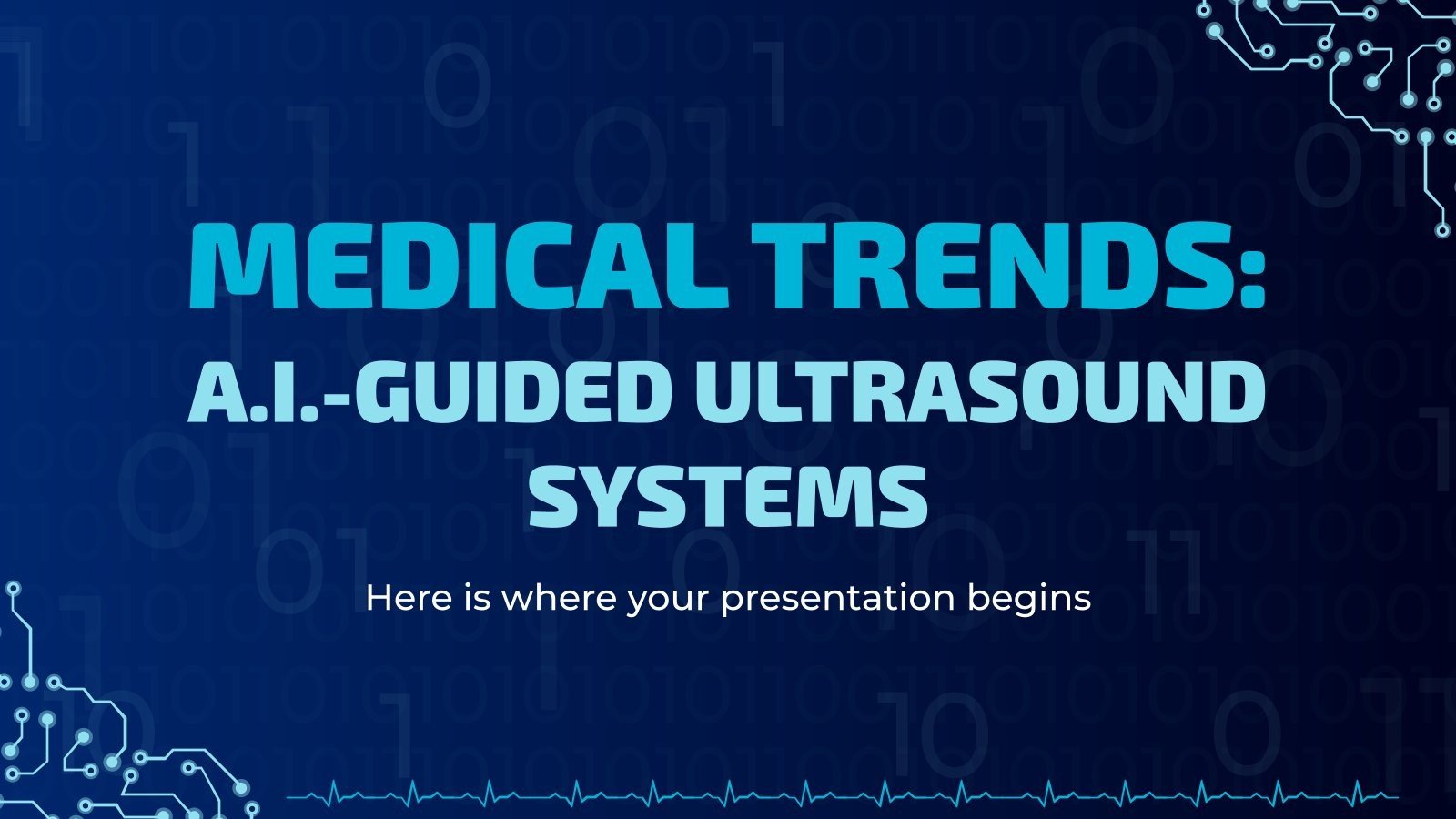 Medizinische Trends: KI-geführte Ultraschallsysteme Präsentationsvorlage
