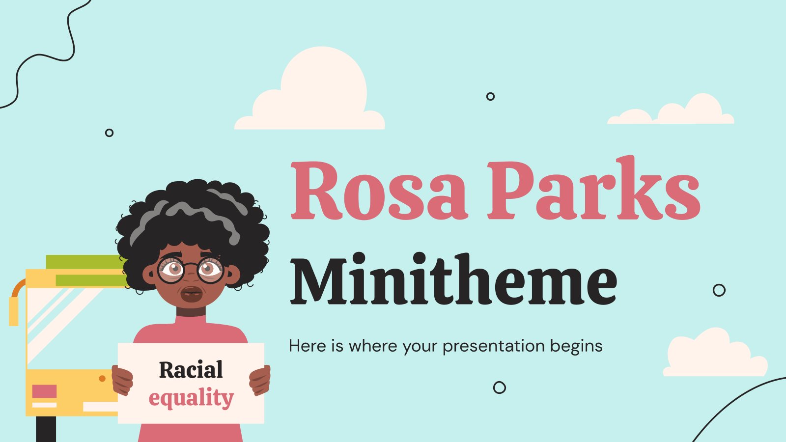 Rosa Parks Minitheme presentation template 