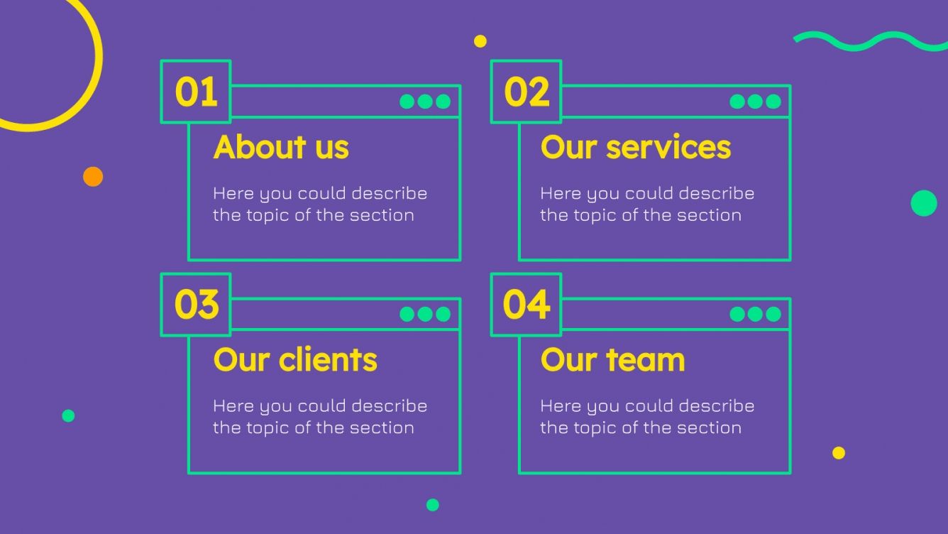 Monsters Agency Template for Google Slides & PowerPoint