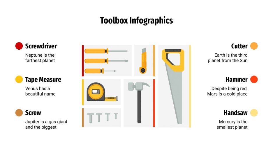 Toolbox Infographics for Google Slides and PowerPoint
