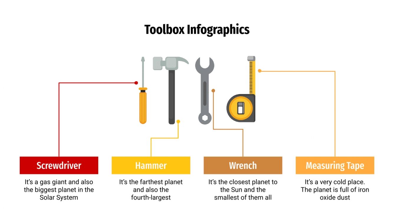 Toolbox Infographics for Google Slides and PowerPoint
