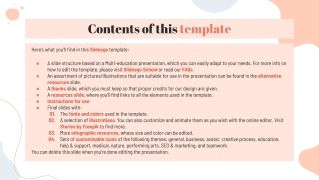 January Daily Slides presentation template