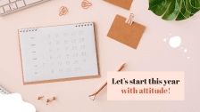 January Daily Slides presentation template
