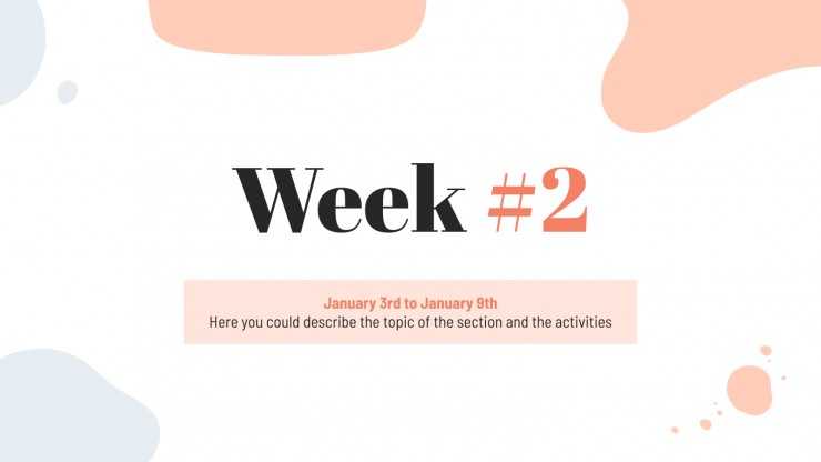 January Daily Slides presentation template