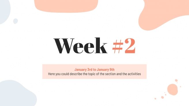 January Daily Slides presentation template