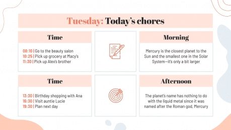January Daily Slides presentation template