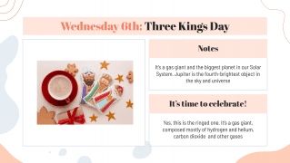 January Daily Slides presentation template