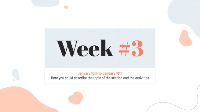 January Daily Slides presentation template