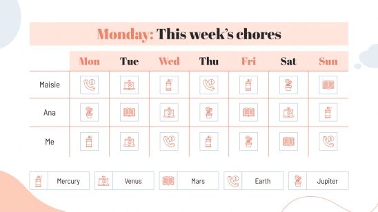 January Daily Slides presentation template