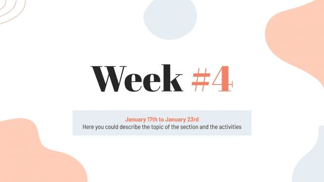 January Daily Slides presentation template