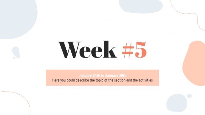 January Daily Slides presentation template