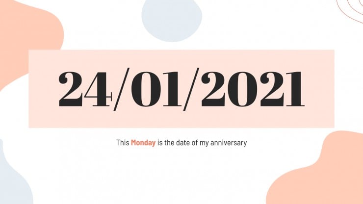 January Daily Slides presentation template