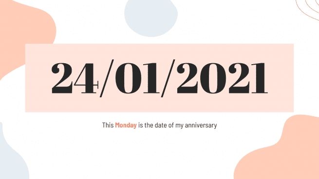 January Daily Slides presentation template