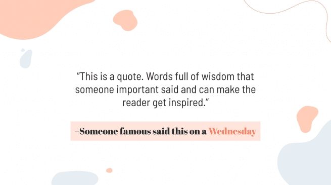 January Daily Slides presentation template
