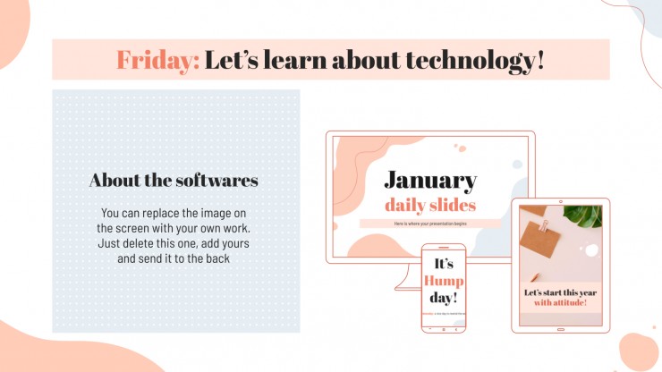 January Daily Slides presentation template