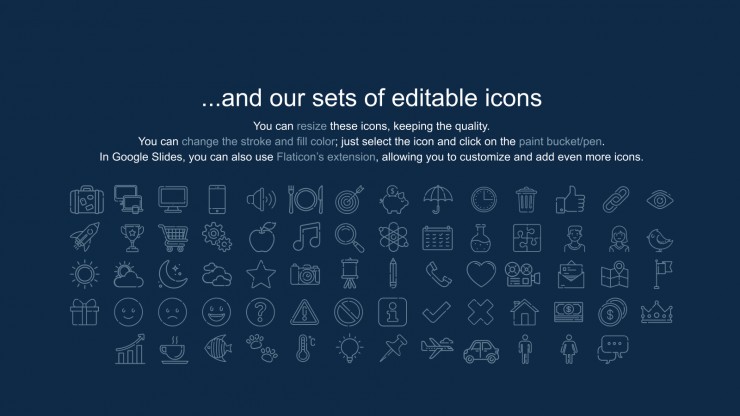 January Daily Slides presentation template