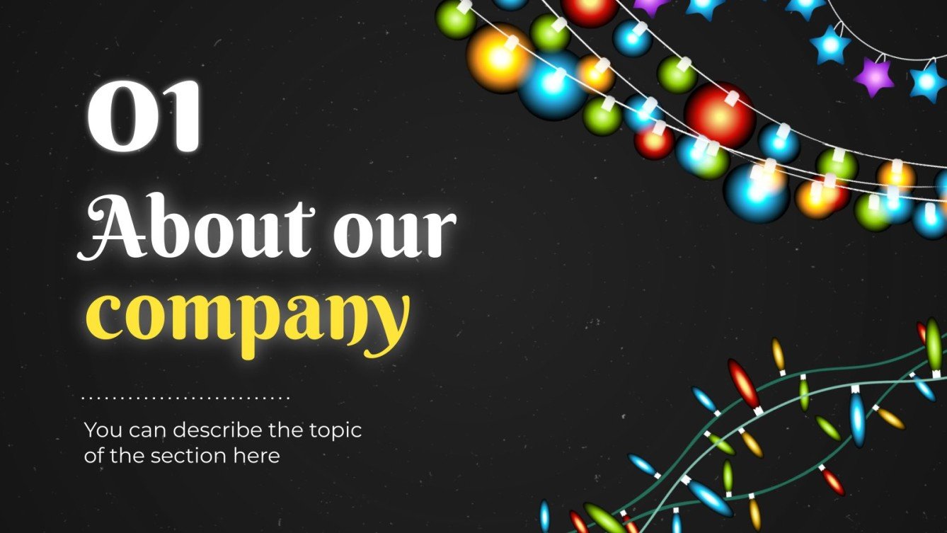 Christmas Lights Installation Company Google Slides & PPT