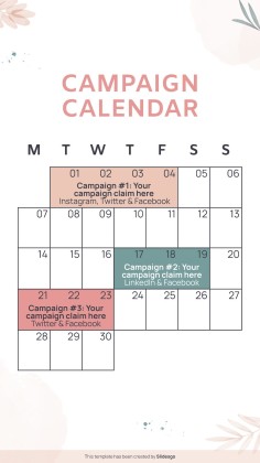 Modelo de apresentação Planejador de redes sociais para o Dia Nacional do Planejador