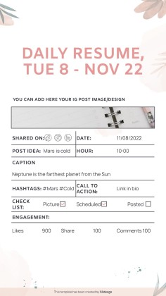 Modelo de apresentação Planejador de redes sociais para o Dia Nacional do Planejador