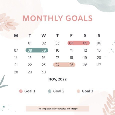 Plantilla de presentación Planner de redes sociales para el Día Nacional del Planner