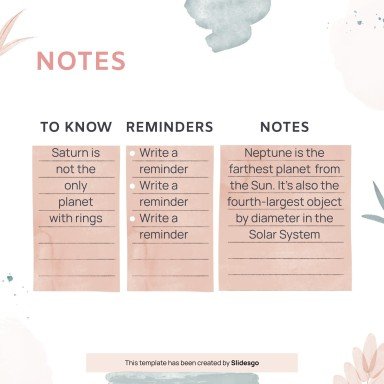 Plantilla de presentación Planner de redes sociales para el Día Nacional del Planner