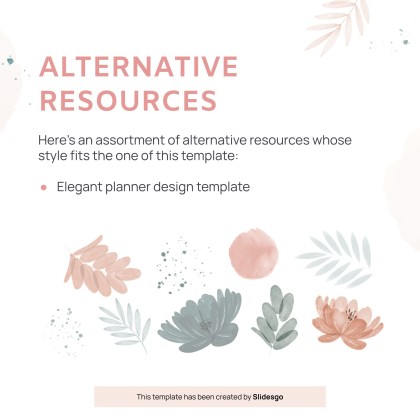 Plantilla de presentación Planner de redes sociales para el Día Nacional del Planner