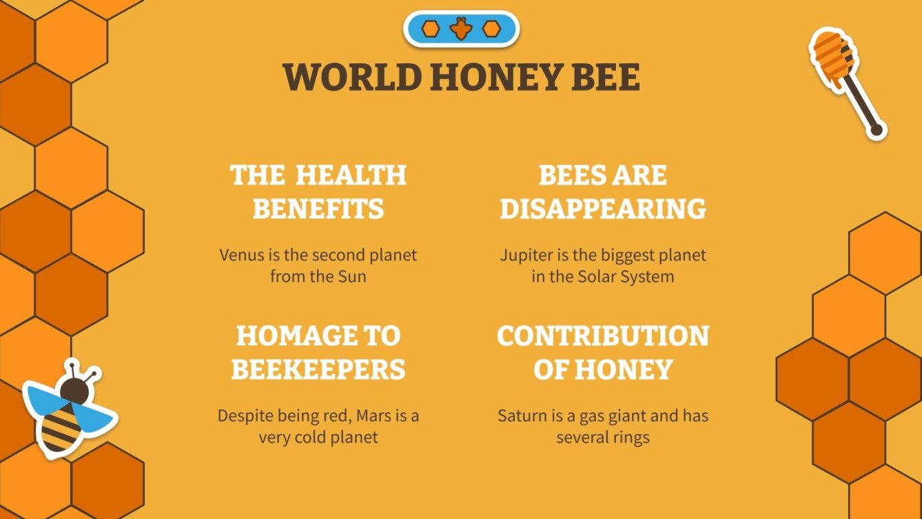US Honey Bee Day Google Slides & PowerPoint template