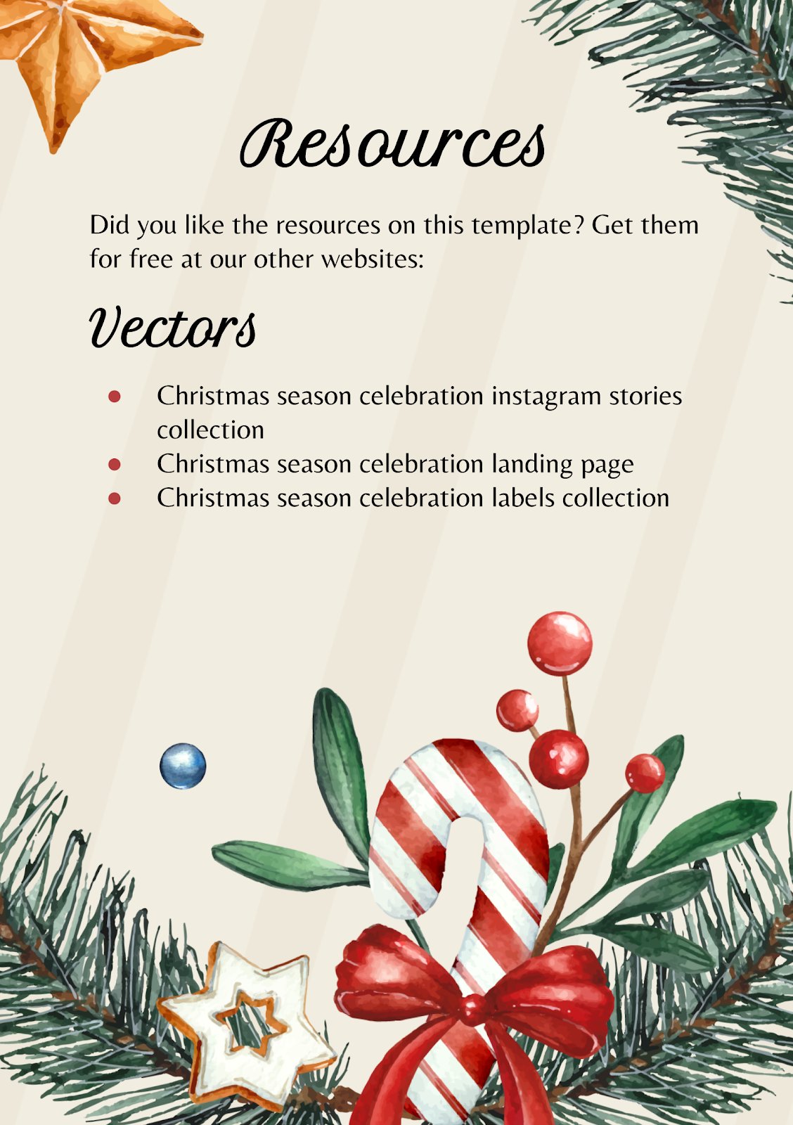 Printable Invitation Christmas Party Google Slides PPT