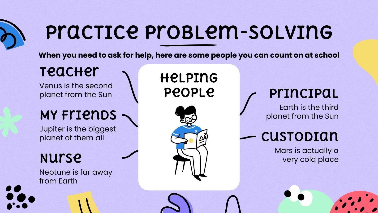 Practice Problem-Solving in Social Situations Infographics