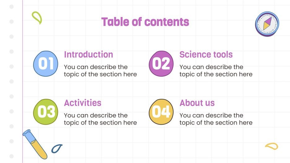 Science Subject for PreK Science Tools Google Slides & PPT