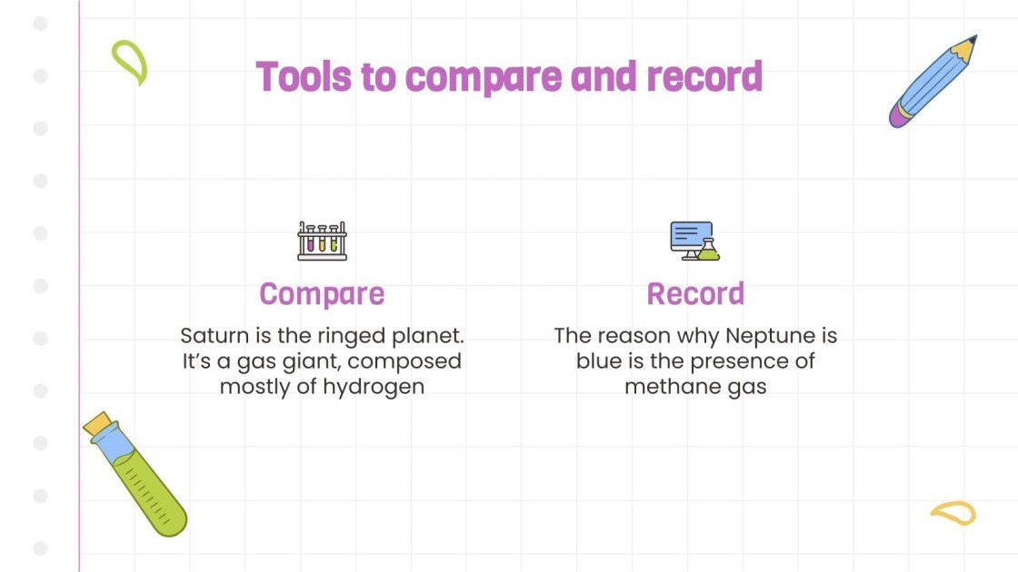 Science Subject for PreK Science Tools Google Slides & PPT